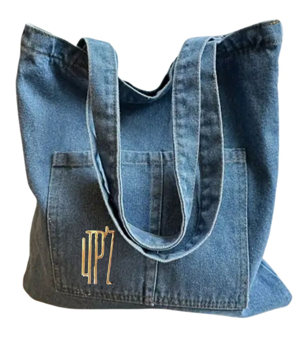 Tote bag denim - Azuréa