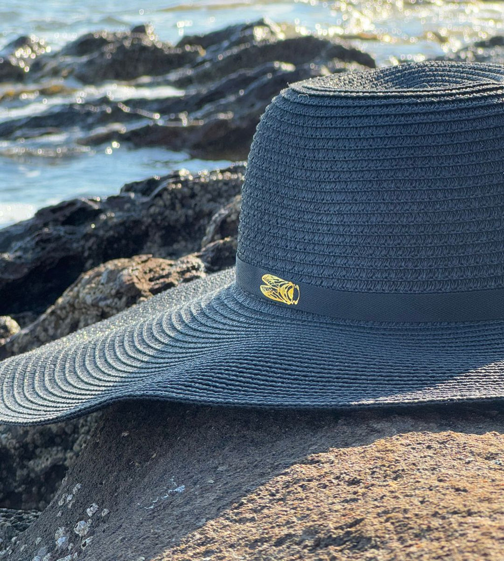 Chapeau de paille - Riviera noir