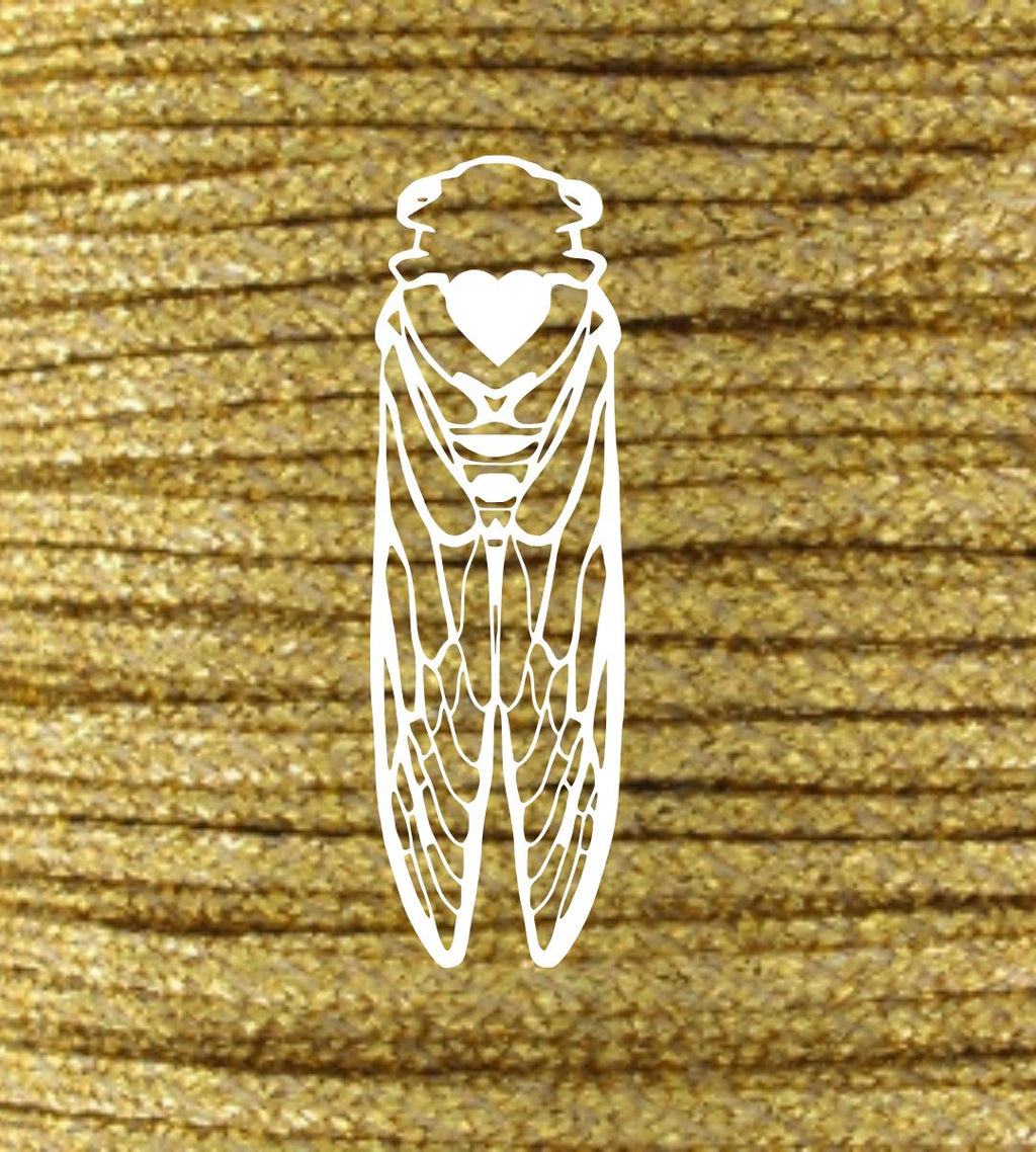 Bracelet cordon pailleté - Cigal'z